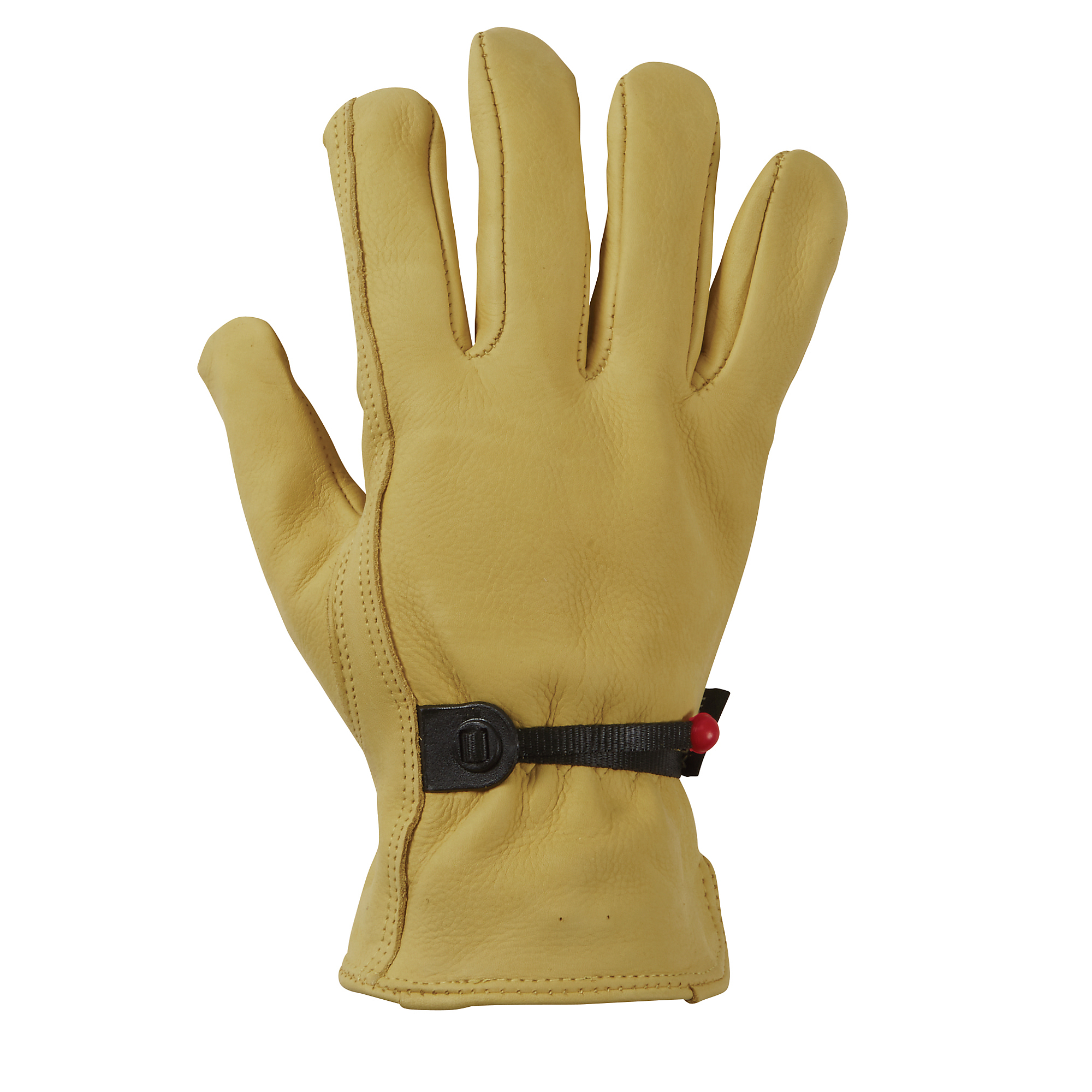 Klutch Grain Cowhide Gloves, Natural Leather, XL